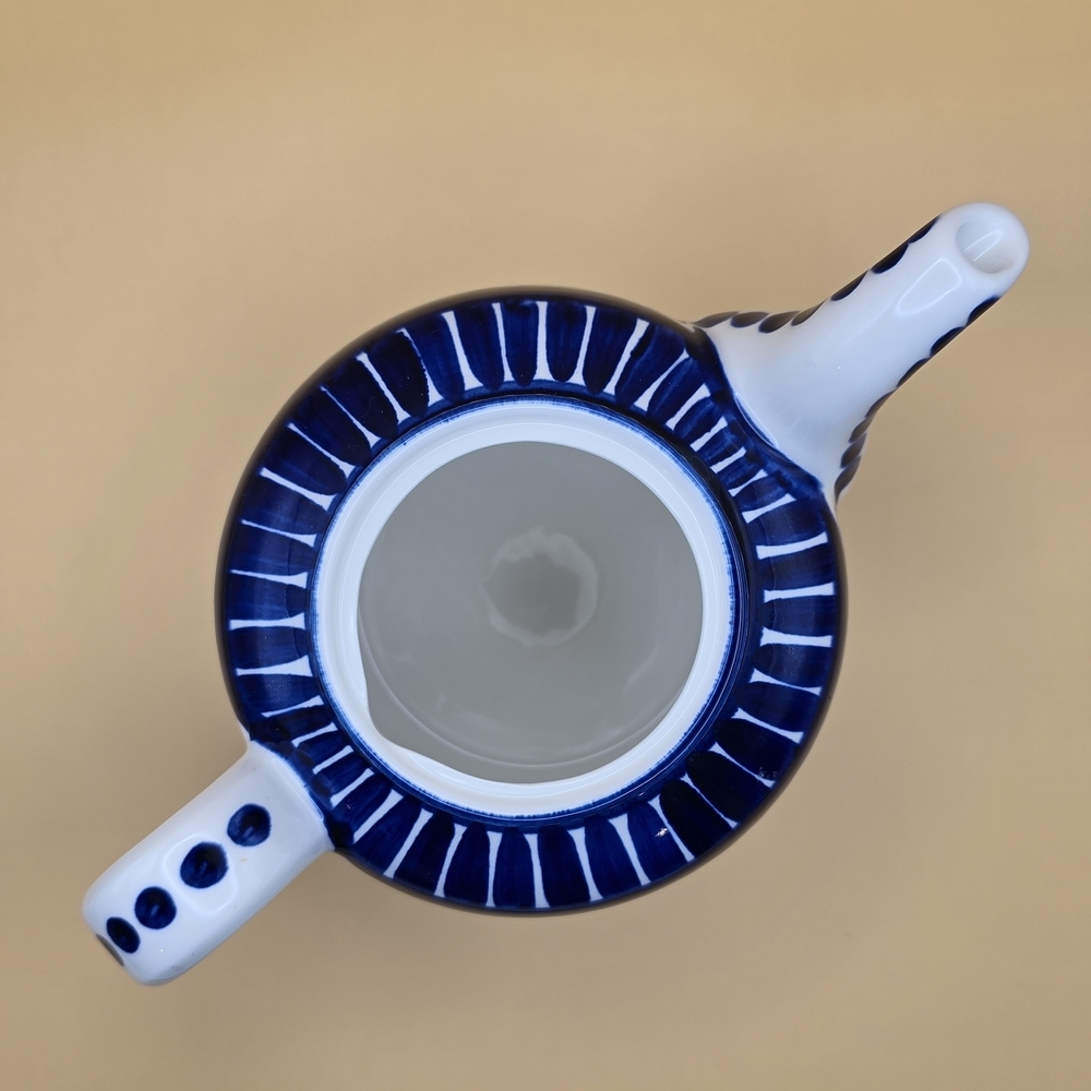 Vintage Arabia Finland VALENCIA Tea Pot designed by Ulla Procope,Signed. - Picture 8 of 11